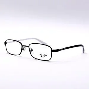 RAY-BAN JUNIOR RB1037 4005 BLACK WHITE AUTHENTIC EYEGLASSES FRAME