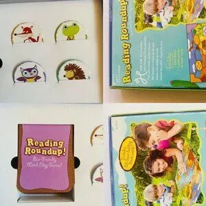 Reading Roundup Eco Friendly Word Play Board Game Basic Building Block Words