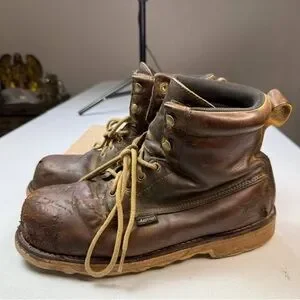 Red Wing Irish Setter Boots Mens 8.5 WIDE Wingshooter ST Safety Toe Work Shoe
