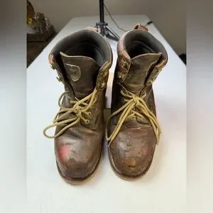 Red Wing Irish Setter Boots Mens 8.5 WIDE Wingshooter ST Safety Toe Work Shoe
