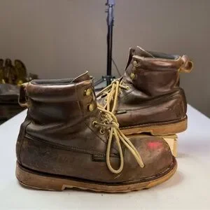 Red Wing Irish Setter Boots Mens 8.5 WIDE Wingshooter ST Safety Toe Work Shoe