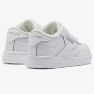 Reebok Club C Sneaker All White Toddler Kids Size 9 NWT/NIB