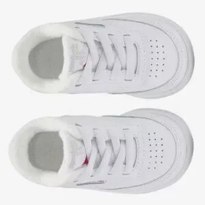 Reebok Club C Sneaker All White Toddler Kids Size 9 NWT/NIB