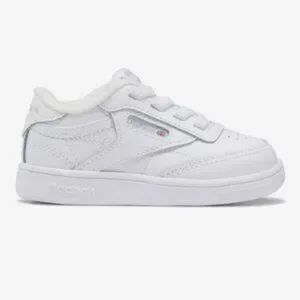 Reebok Club C Sneaker All White Toddler Kids Size 9 NWT/NIB