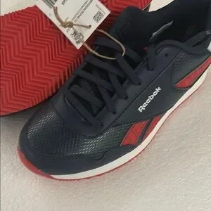 Reebok Kids Black And Red Sneakers Size 1