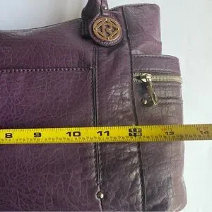 Relic Purse HandBag Plum Purple Big -many Pockets - Great Condition