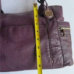 Relic Purse HandBag Plum Purple Big -many Pockets - Great Condition