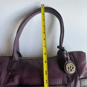 Relic Purse HandBag Plum Purple Big -many Pockets - Great Condition