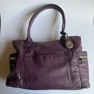 Relic Purse handBag Plum purple big -many pockets - great condition
