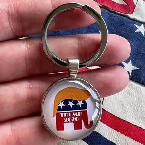 Reseller Bundle Over 2.6 Lbs TRUMP 2020 Collectible Keychains  Give as gifts