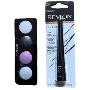 Revlon Bundle 1 Illuminance Creme Shadow and 1 Colorstay Black Liquid Eyeliner