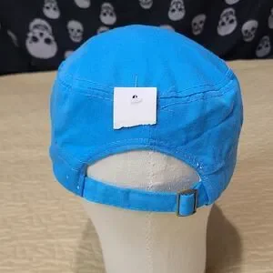 Rhinestone And Studded Patchwork Cross Cadet Strapback Hat