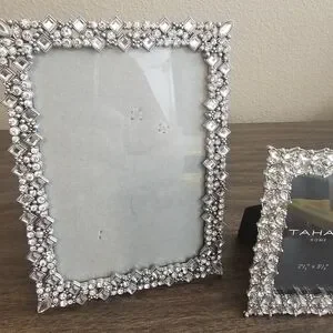 Rhinestone Photo Frame Set (2)