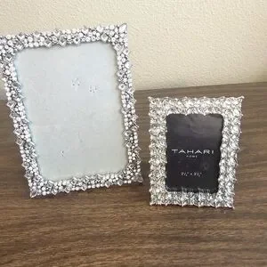 Rhinestone Photo Frame Set (2)