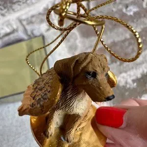 Rhodesian Ridgeback Ornament Christmas Dog Angel