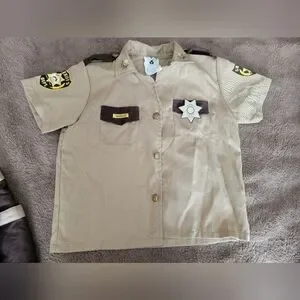Rick Grimes Kids Costume - Beige And Black