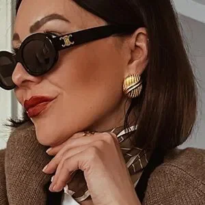 Ridge Statement Oval Earrings