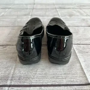 Rieker Black Cut Out Leather Wedge Size 40