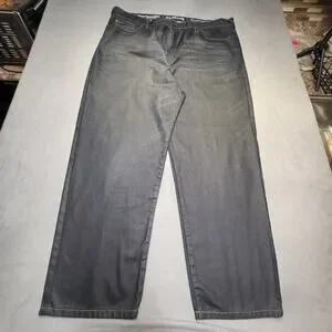 Ring of Fire Jeans Mens 46x32 Blue Sherman Relaxed Baggy Distressed Denim