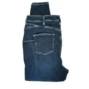 River Island Plus High Waisted Sculpt Skinny Jeans In Dark Wash Sz: 22