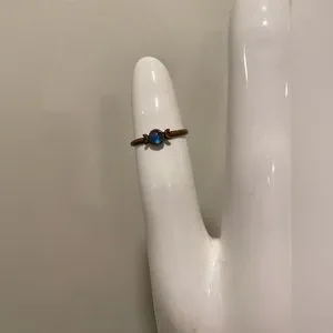 RockAndy Deaigns Moonstone Triple Moon Ring