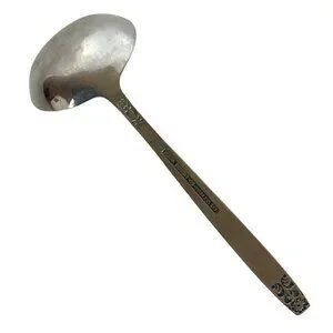 Rogers By Stanley Roberts Danesmore Gravy Ladle Satin Stainless Steel 1970s