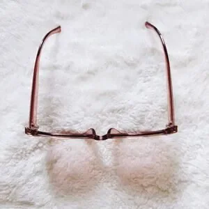 Rosy Clear Pink Cat Eye Oversized Sunglasses