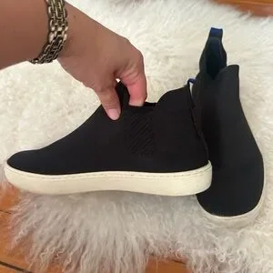 Rothys High Top Sneaker Black Size 8.5