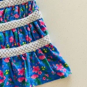 Roxy Girl Floral Dress And Bloomers Set Size 18 Months