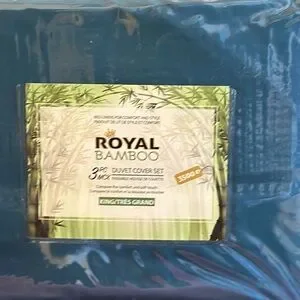 Royal Bamboo King Duvet Cover 3pc Set Hunter Green