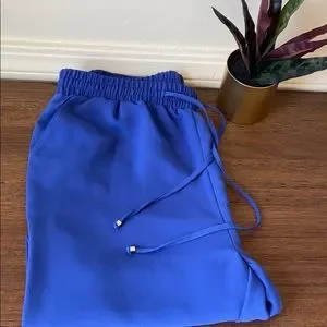 Royal Blue Forever 21 Drawstring Pants