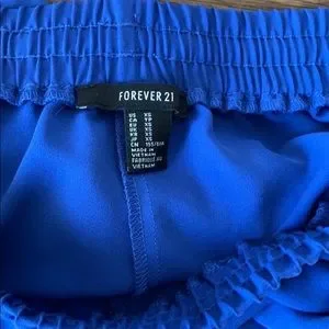 Royal Blue Forever 21 Drawstring Pants
