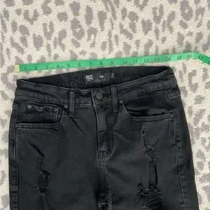 RSQ Black distressed Skinny Jeans 28/6