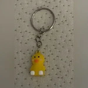 Rubber Ducky Keychain NWT