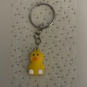Rubber Ducky Keychain NWT