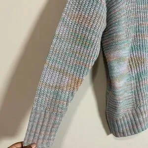 Rue 21 Womens Sweater Size Medium Multicolored Knit Turtleneck Top NWT