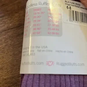 Ruffle Butts Footless Ruffle Tights - Purple