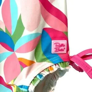 RuffleButts Long Sleeve Tropical One Piece Rash Guard Swimsuit 6-12 Months NWOT
