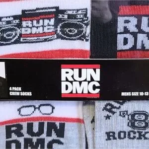 Run DMC NIB Crew Socks