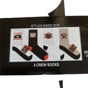 Run DMC NIB Crew Socks
