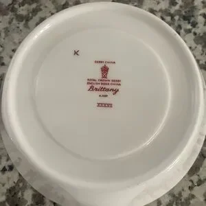 S/4 Brittany (Royal Crown Derby) Saucers/bowls