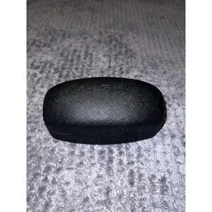 SALVATORE FERRAGAMO Clamshell Sunglass/Eyeglass Case Black Unisex