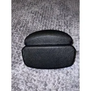 SALVATORE FERRAGAMO Clamshell Sunglass/Eyeglass Case Black Unisex