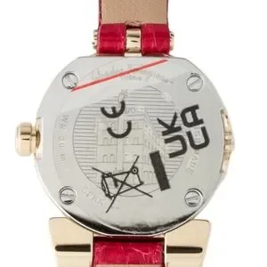 Salvatore Ferragamo Red And Gold Women's Watch