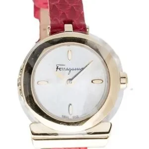 Salvatore Ferragamo Red and Gold Women's Watch