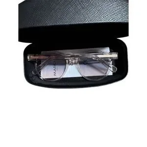 Salvatore Ferragamo Unisex Round Clear Frame Sunglasses Sf1068s