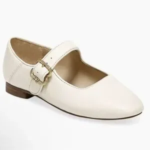 Sam Edelman Michaela Mary Jane Cream Ivory Dress Casual Shoe Size 2