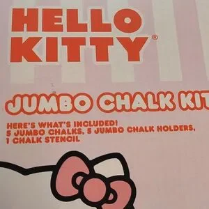 Sanrio Hello Kitty 5 Sets Colorful Jumbo Chalk Kit NWT
