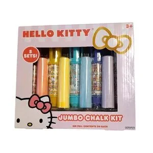 Sanrio Hello Kitty 5 Sets Colorful Jumbo Chalk Kit NWT