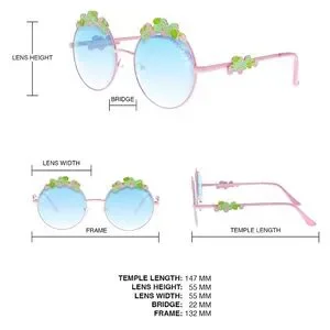 Sanrio Hello Kitty Cinnamoroll Strawberry Fields Sunglasses NWOT